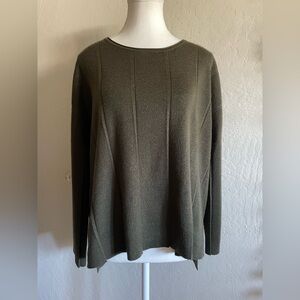 Moss green sweater